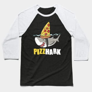Cute Funny Pizza Shark Men Women Boys Girls Kids Gift Baseball T-Shirt